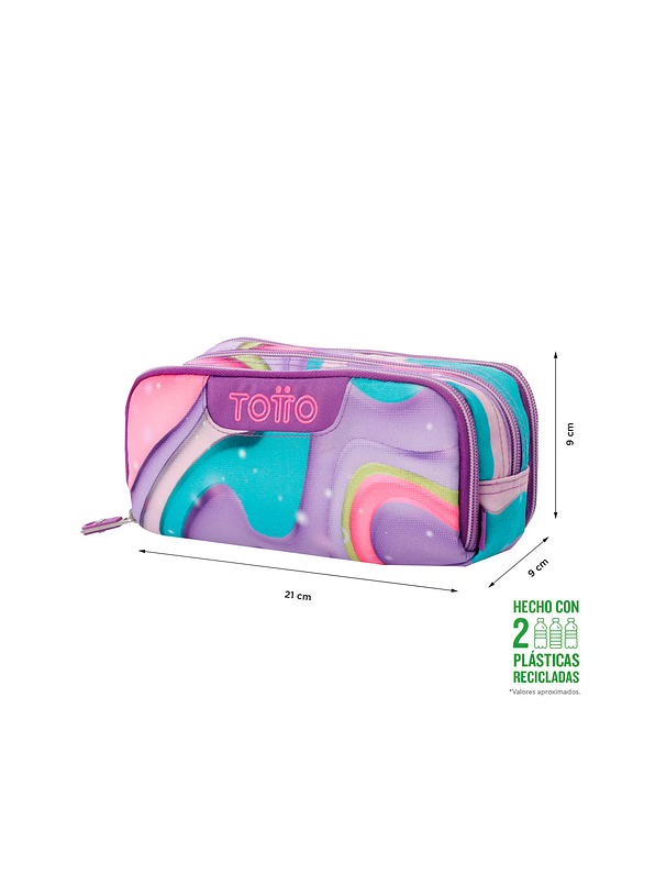 Cartuchera Totto Multiuso Cinta Morada 4