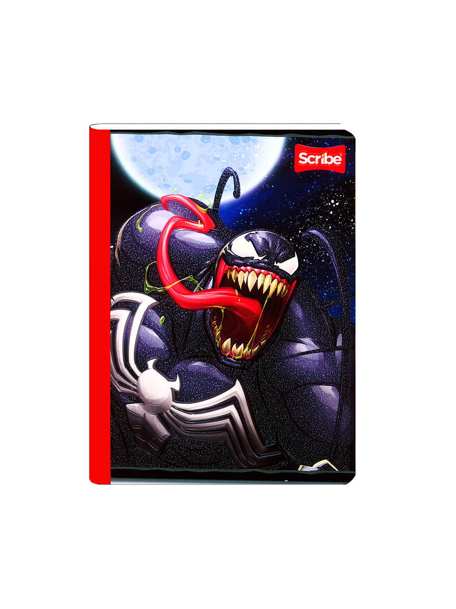 Cuaderno Cosido Spiderman 100 Hojas Cuadros  5