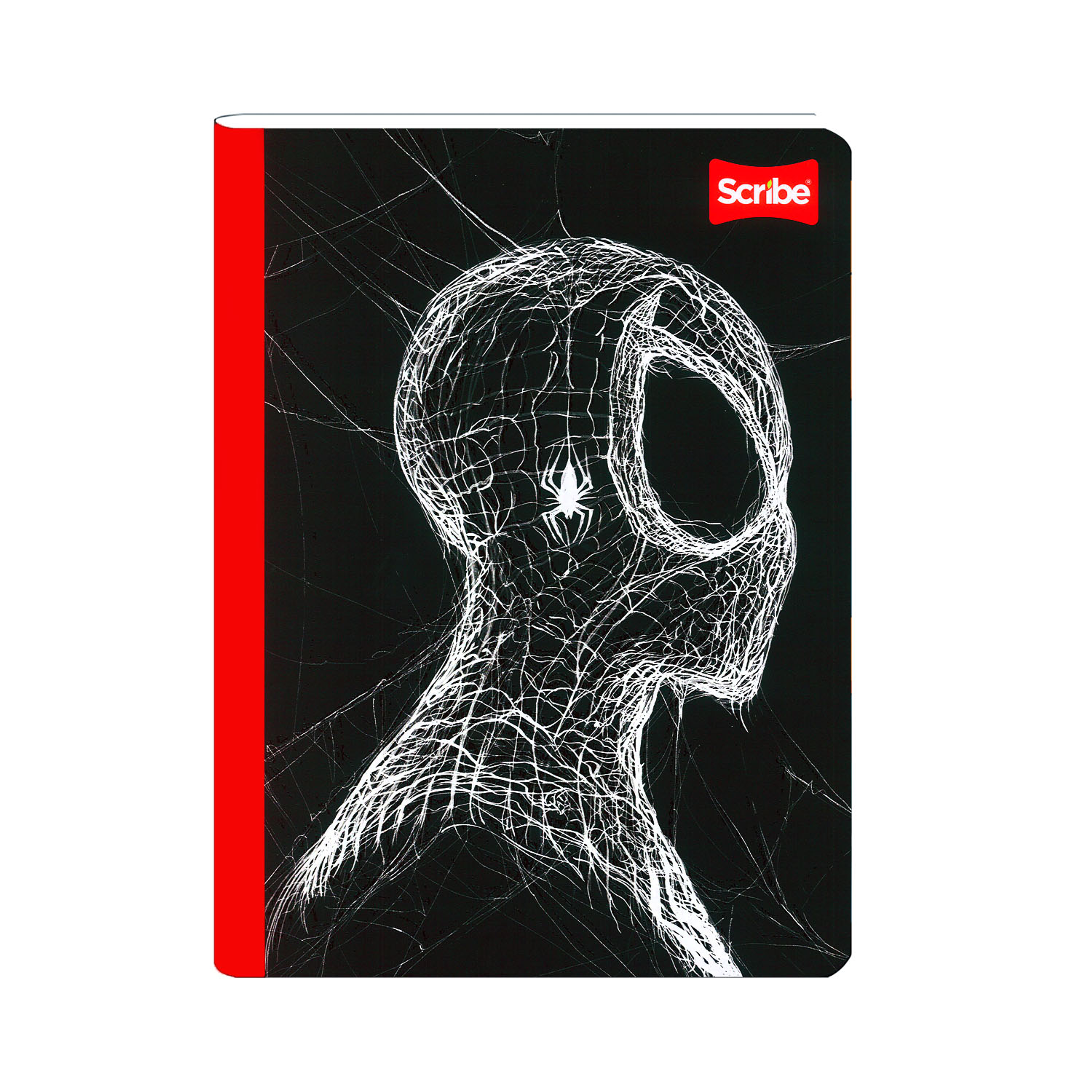 Cuaderno Cosido Spiderman 100 Hojas Cuadros  7
