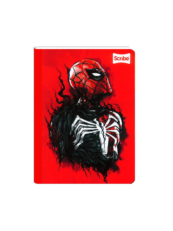 Cuaderno Cosido Spiderman 100 Hojas Cuadros  13