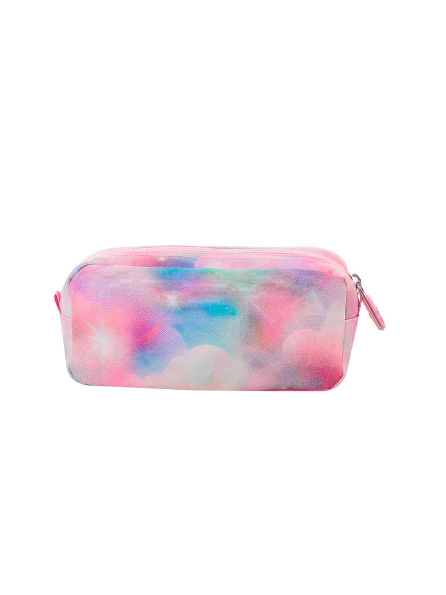 Cartuchera Totto Multiuso Sobre Glitter Rosado 3