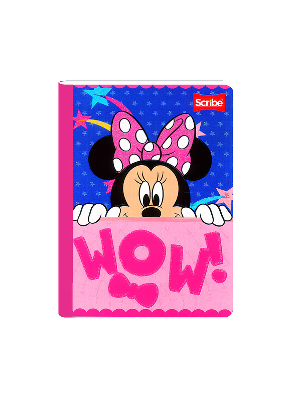 Cuaderno Cosido Minnie 50 Hojas Cuadros  1