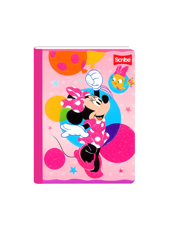 Cuaderno Cosido Minnie 50 Hojas Cuadros  5