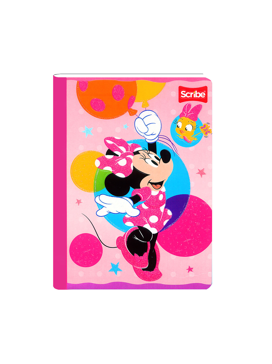 Cuaderno Cosido Minnie 50 Hojas Cuadros  5