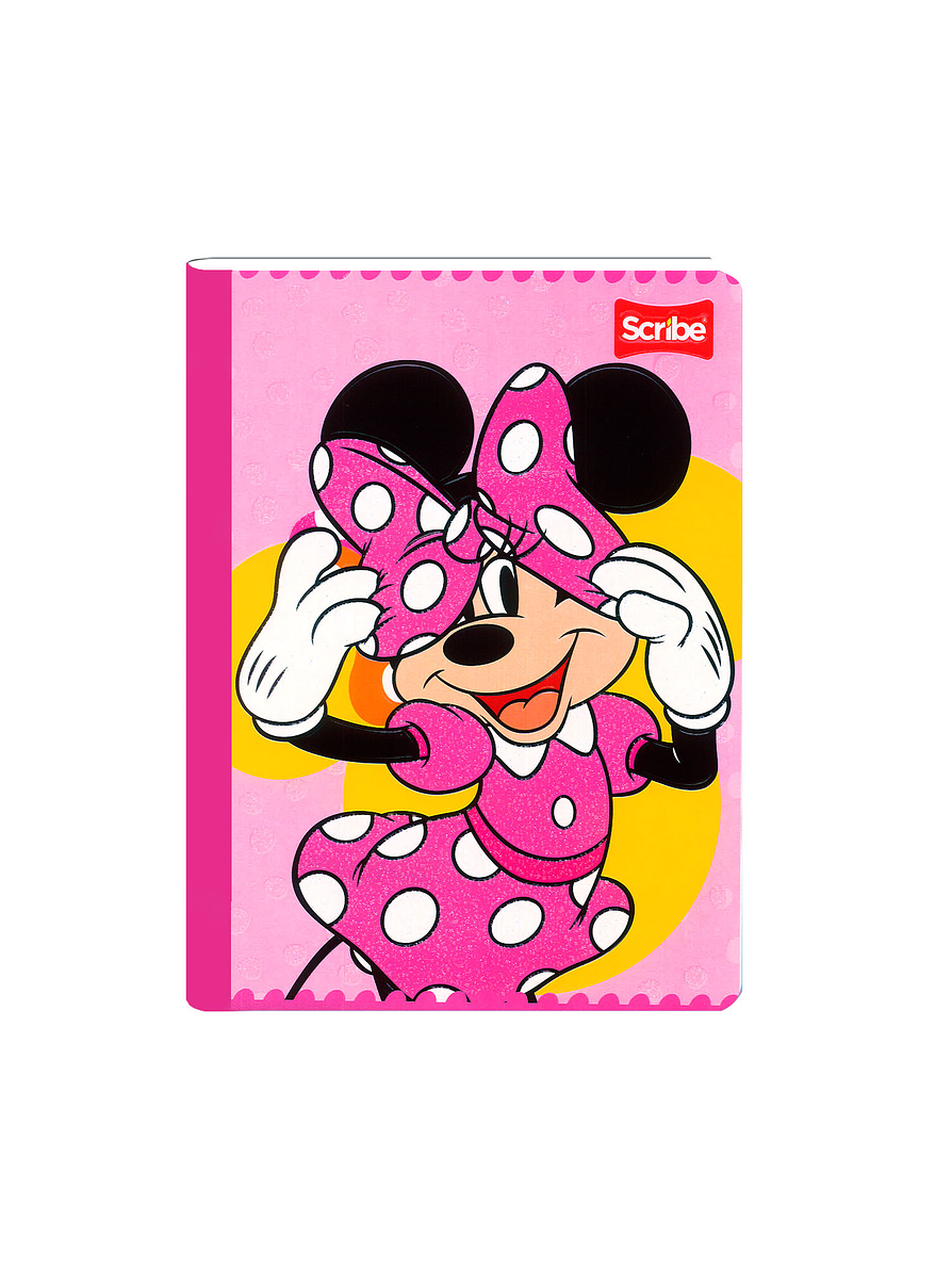 Cuaderno Cosido Minnie 50 Hojas Cuadros  8