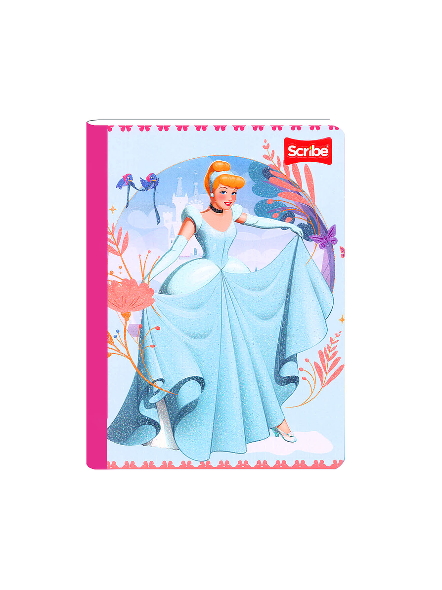 Cuaderno Cosido Princesas 50 Hojas Cuadros 2