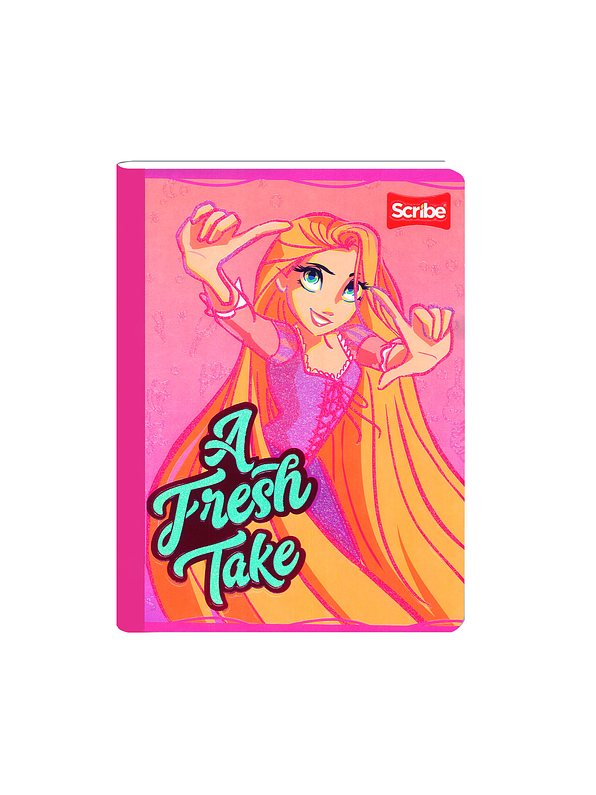 Cuaderno Cosido Princesas 50 Hojas Cuadros 3