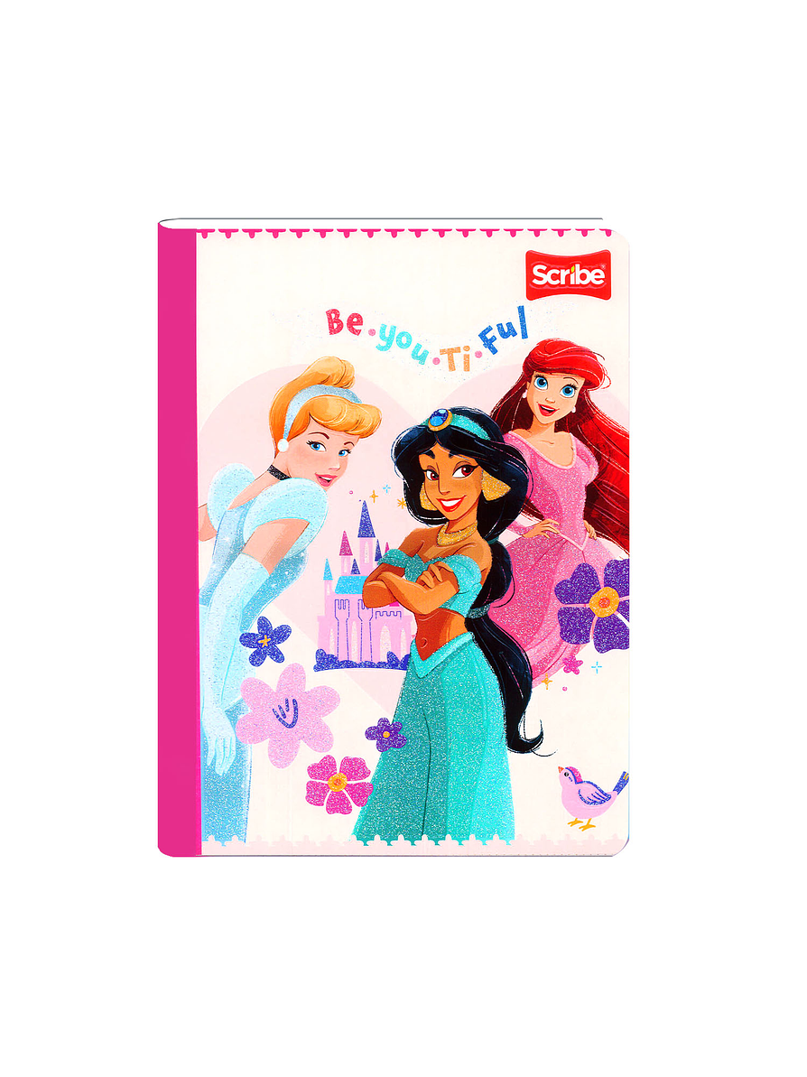 Cuaderno Cosido Princesas 50 Hojas Cuadros 4