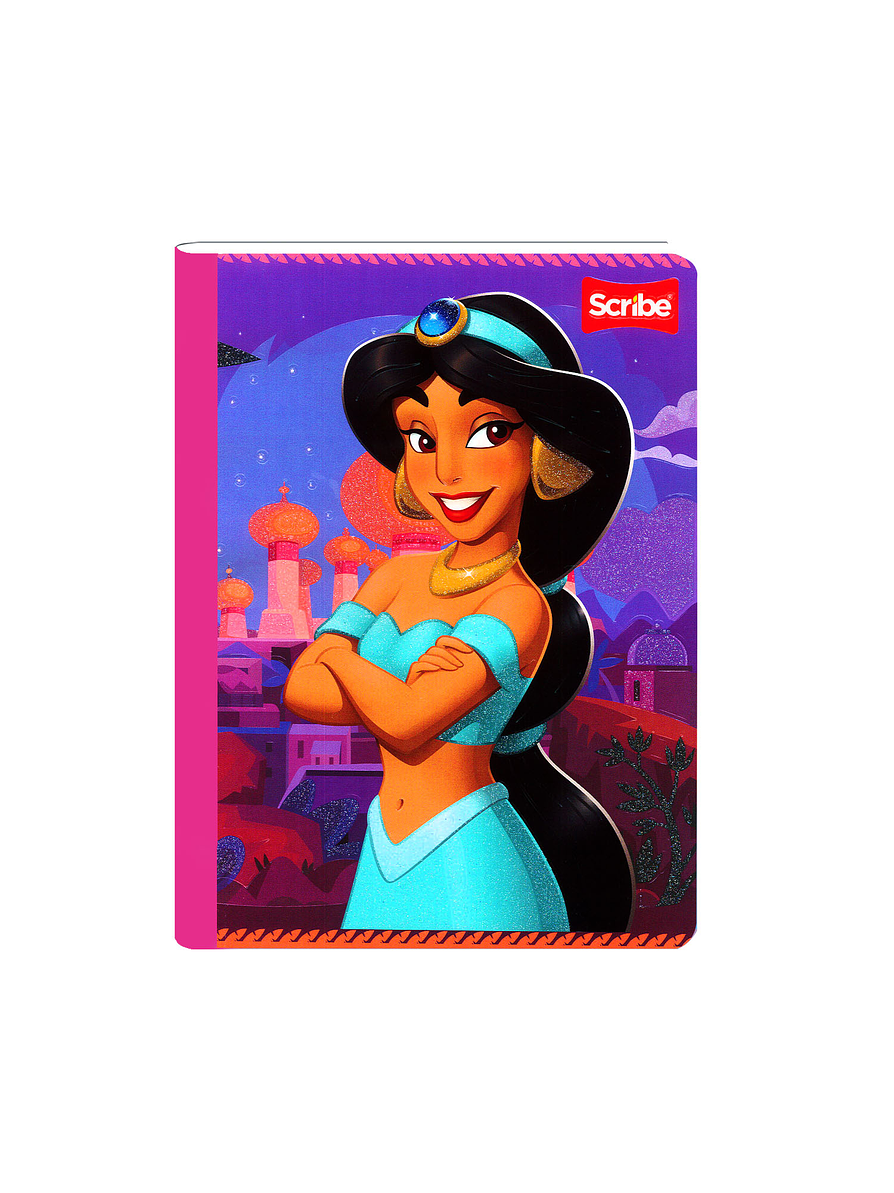 Cuaderno Cosido Princesas 50 Hojas Cuadros 7