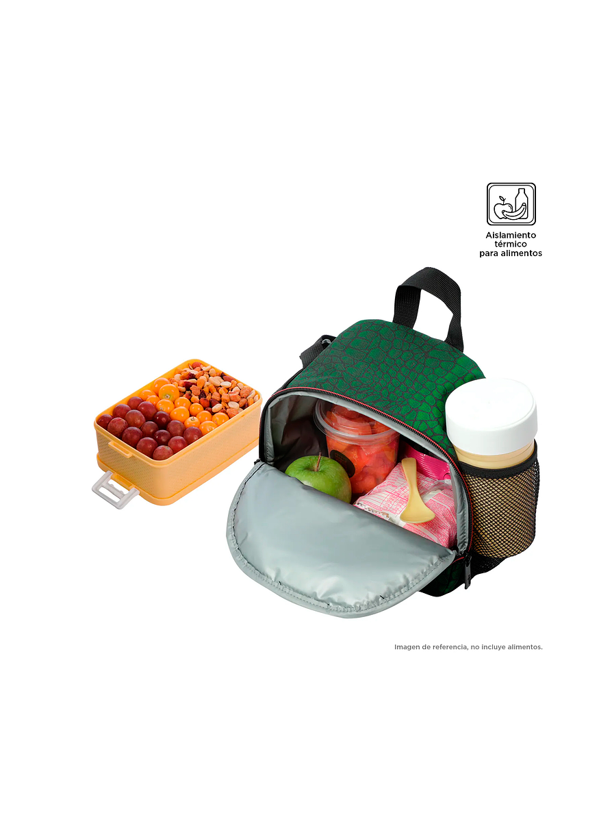 Lonchera Totto con Aislamiento Térmico Rex Dino Verde 2