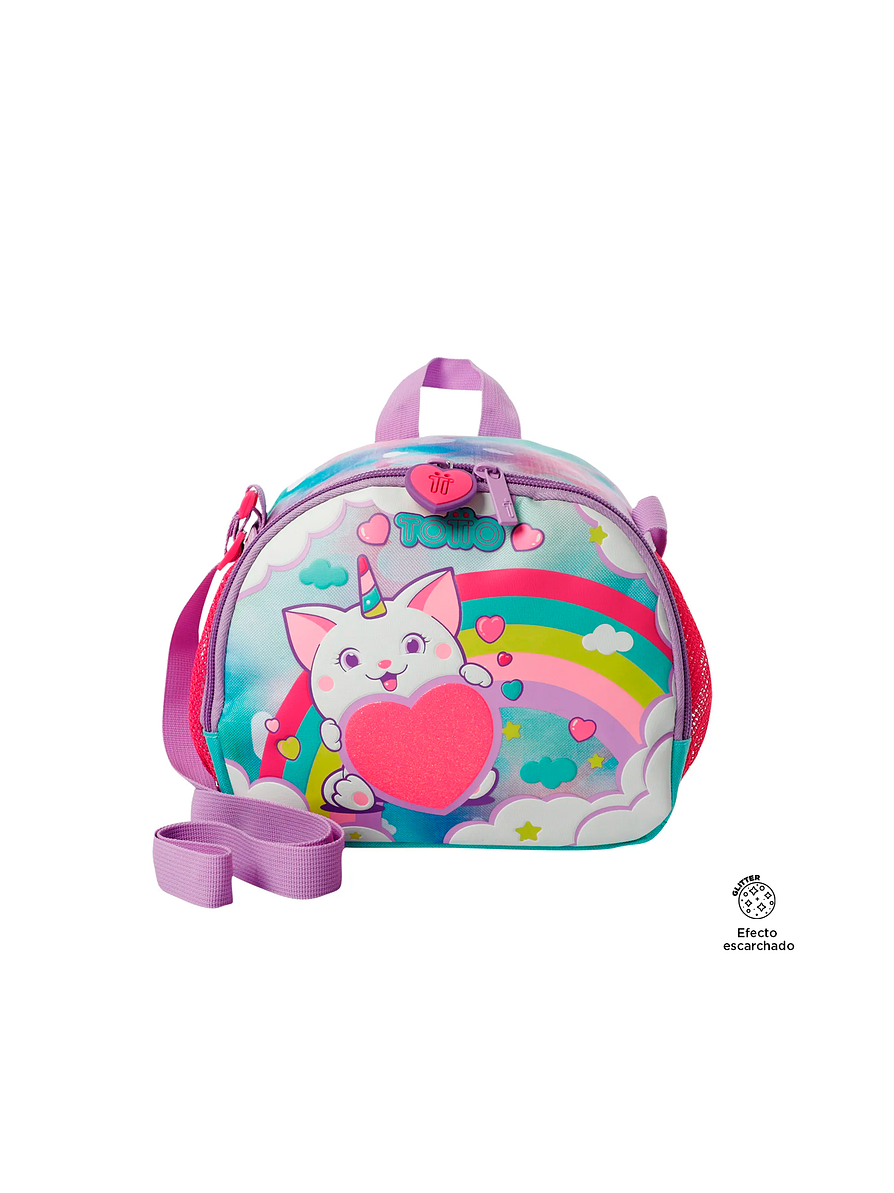 Lonchera Totto con Aislamiento Térmico Sweety Heart Azul 1