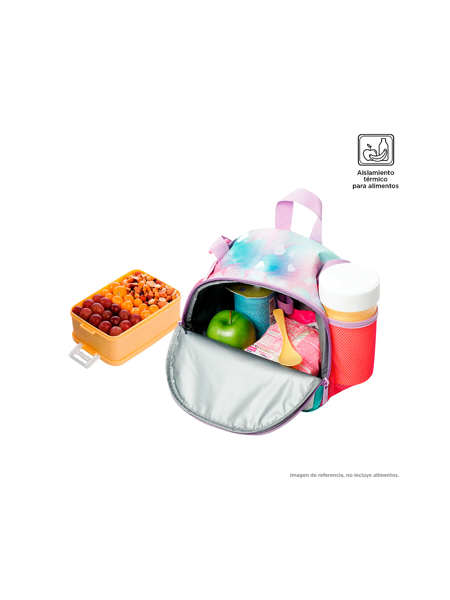 Lonchera Totto con Aislamiento Térmico Sweety Heart Azul 2