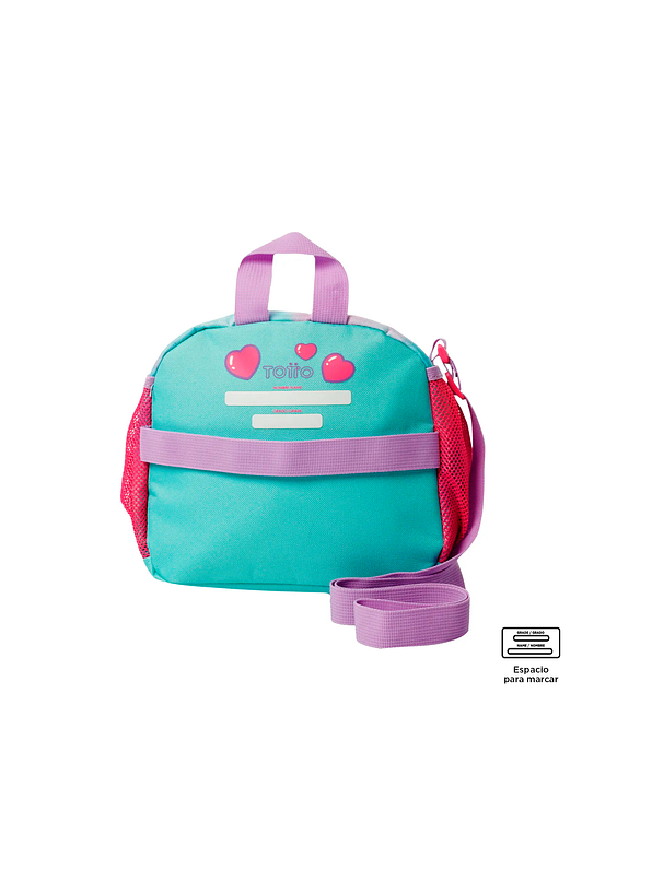 Lonchera Totto con Aislamiento Térmico Sweety Heart Azul 3