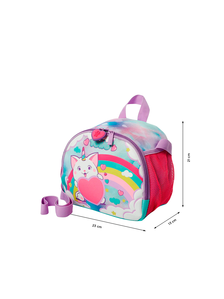 Lonchera Totto con Aislamiento Térmico Sweety Heart Azul 4