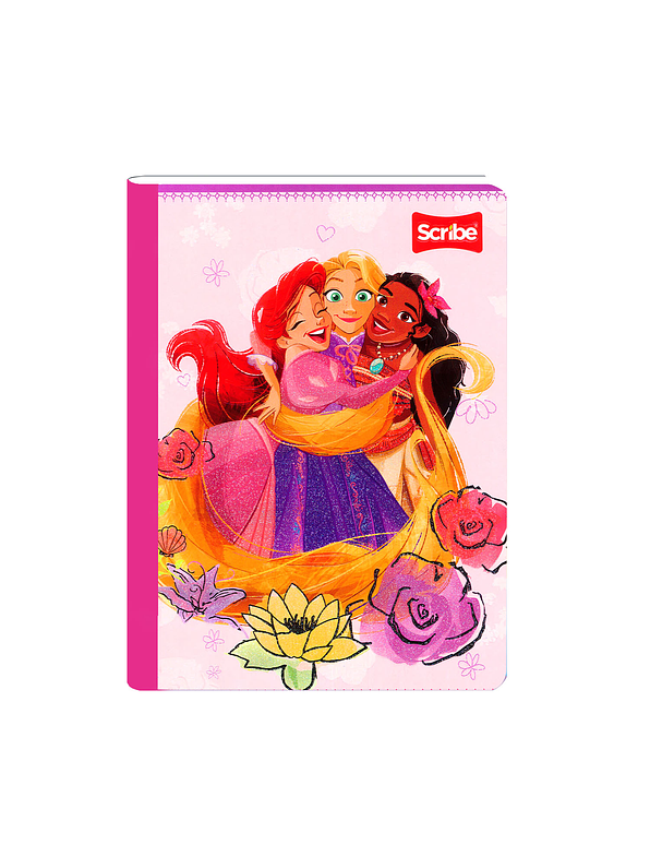 Cuaderno Cosido Princesas 100 Hojas Cuadros 3
