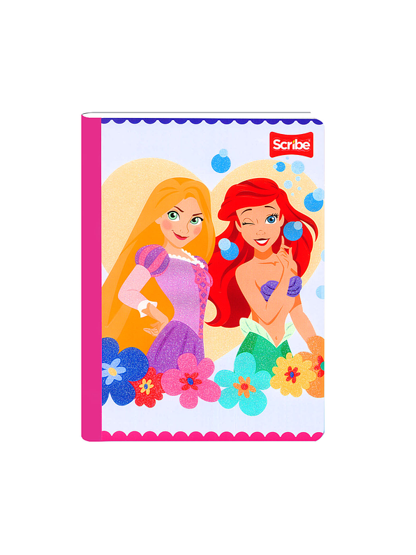 Cuaderno Cosido Princesas 100 Hojas Cuadros 4
