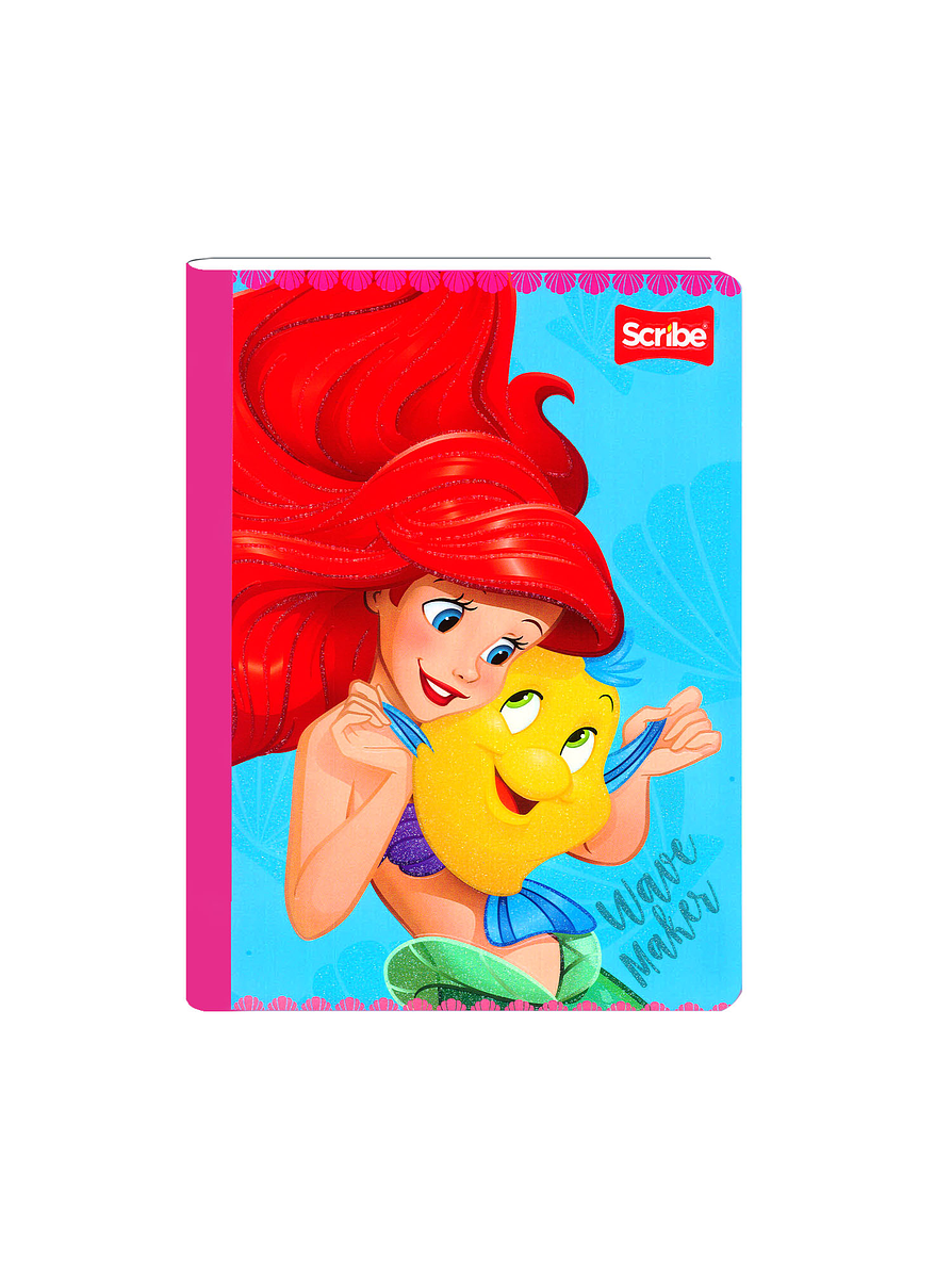 Cuaderno Cosido Princesas 100 Hojas Cuadros 1
