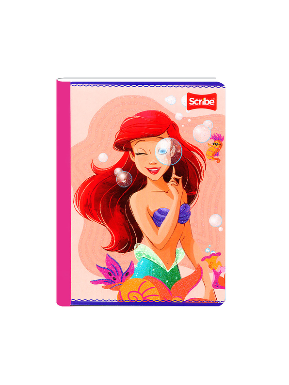 Cuaderno Cosido Princesas 100 Hojas Cuadros 6