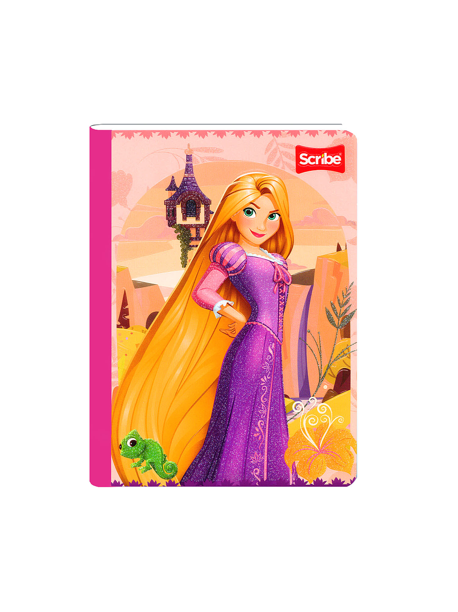 Cuaderno Cosido Princesas 100 Hojas Cuadros 9