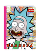 Cuaderno Cosido Pasta Dura Rick And Morty 100 Hojas Cuadros - Miniatura 1