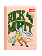 Cuaderno Cosido Pasta Dura Rick And Morty 100 Hojas Cuadros - Miniatura 3