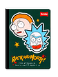 Cuaderno Cosido Pasta Dura Rick And Morty 100 Hojas Cuadros - Miniatura 7