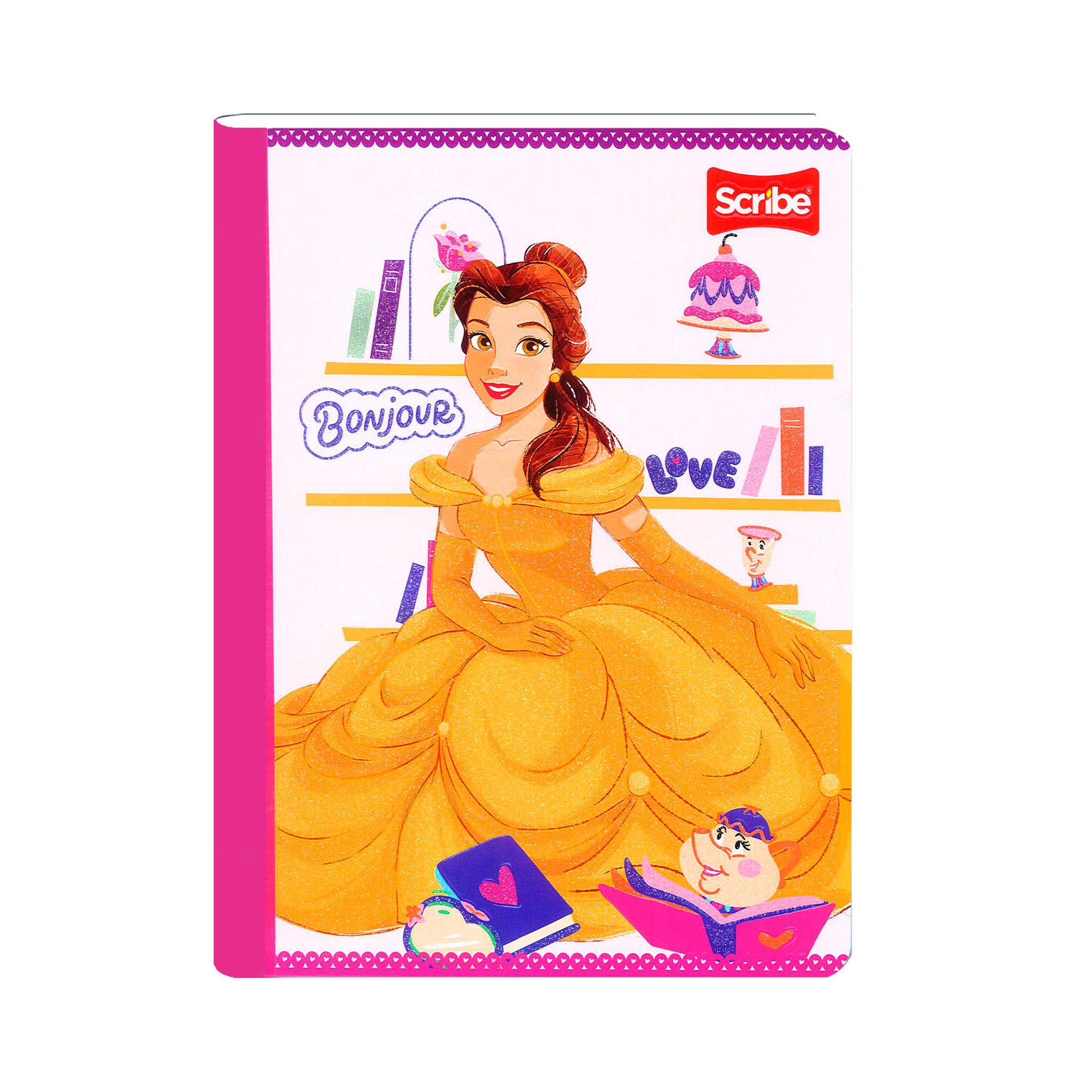 Cuaderno Cosido Princesas 50 Hojas Cuadros 8