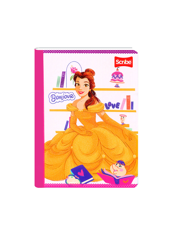Cuaderno Cosido Princesas 50 Hojas Cuadros 8