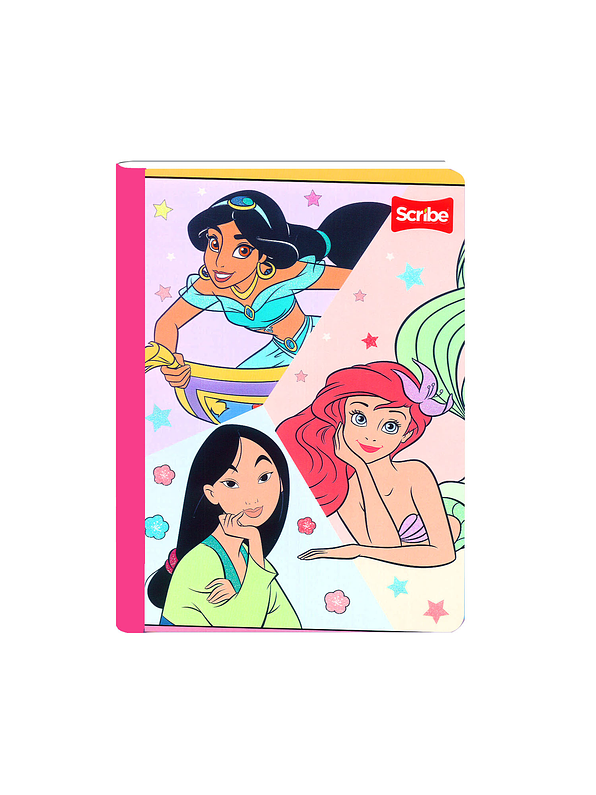 Cuaderno Cosido Princesas 50 Hojas Cuadros 10