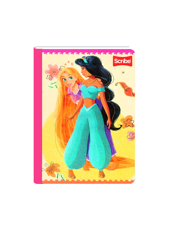 Cuaderno Cosido Princesas 50 Hojas Cuadros 12