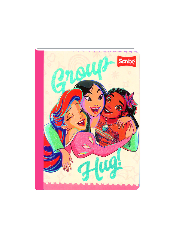 Cuaderno Cosido Princesas 50 Hojas Cuadros 15