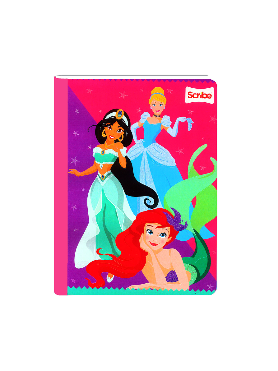 Cuaderno Cosido Princesas 50 Hojas Cuadros 16