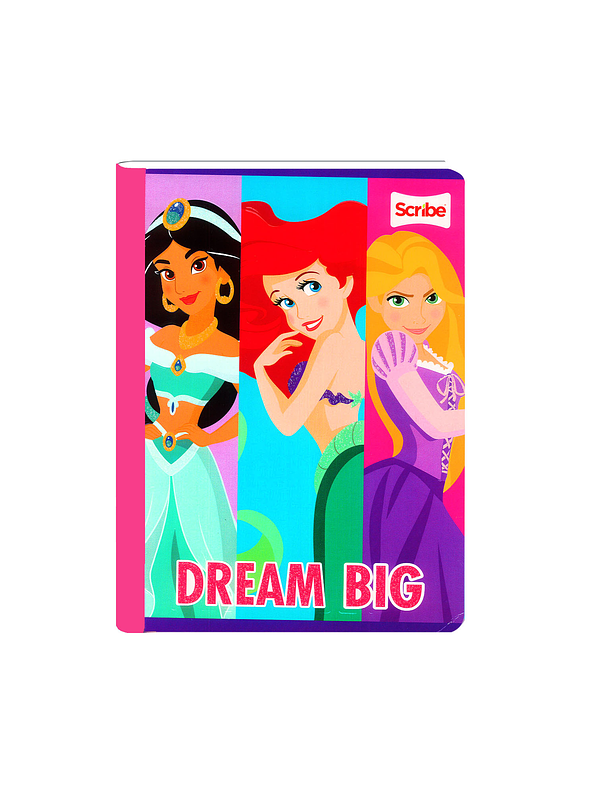 Cuaderno Cosido Princesas 50 Hojas Cuadros 17