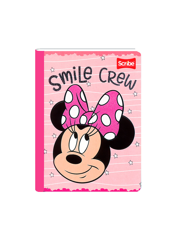 Cuaderno Cosido Minnie 100 Hojas Cuadros  3