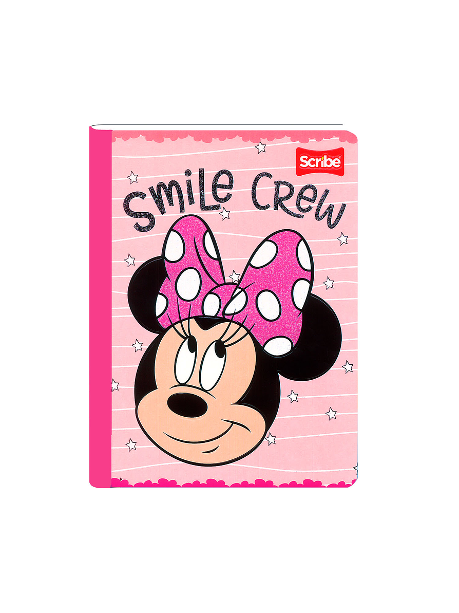 Cuaderno Cosido Minnie 100 Hojas Cuadros  3