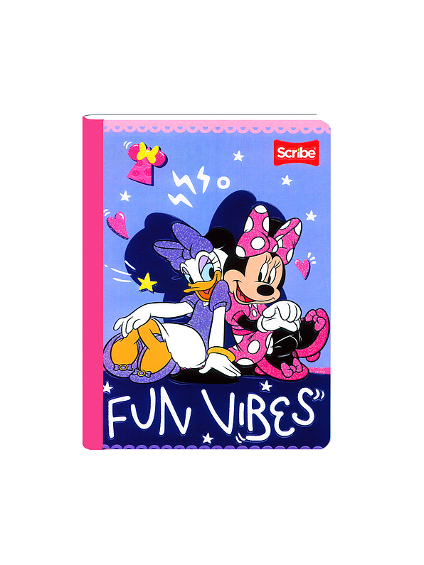 Cuaderno Cosido Minnie 100 Hojas Cuadros  4