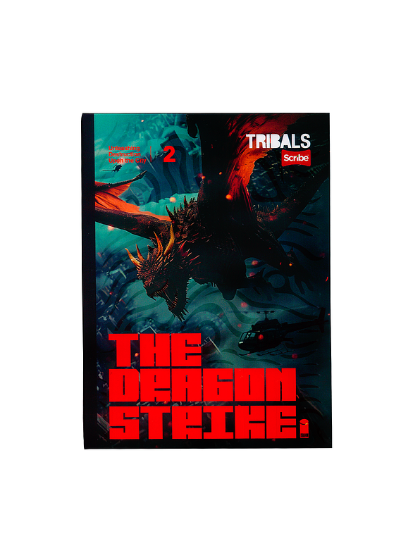 Cuaderno Cosido Pasta Dura Tribals 100 Hojas Cuadros  3