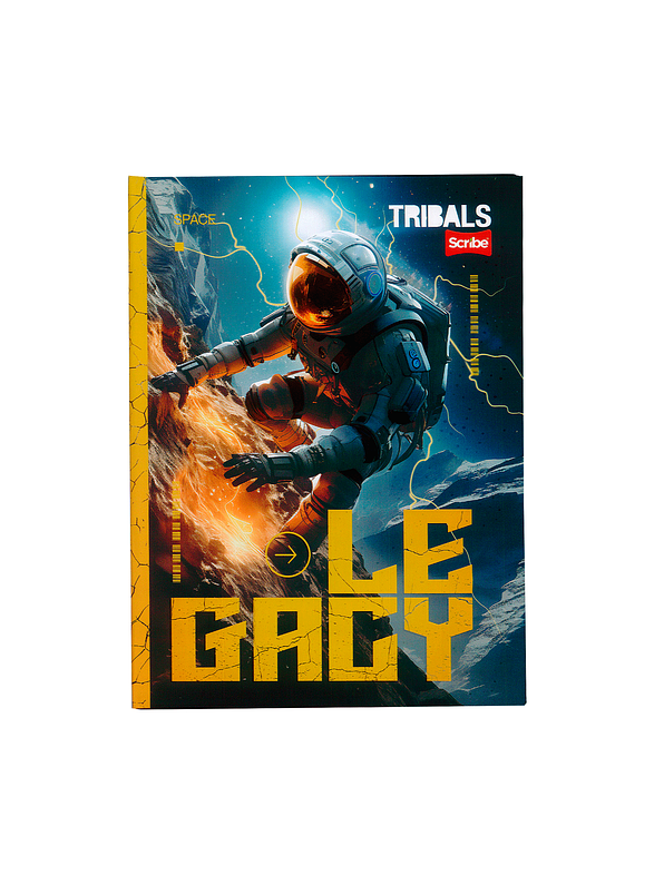 Cuaderno Cosido Pasta Dura Tribals 100 Hojas Cuadros  6