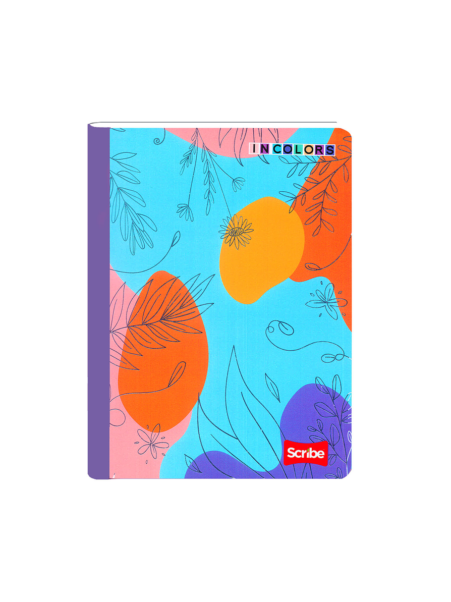Cuaderno Cosido Pasta Dura Scribe Incolors 100 Hojas Cuadros 1