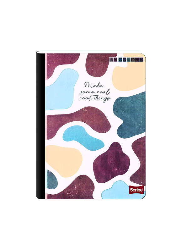 Cuaderno Cosido Pasta Dura Scribe Incolors 100 Hojas Cuadros 3