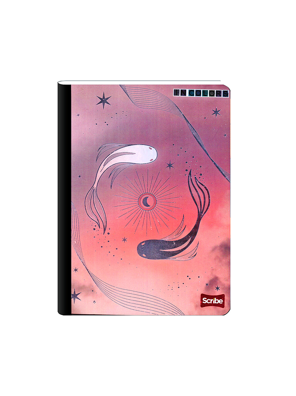 Cuaderno Cosido Pasta Dura Scribe Incolors 100 Hojas Cuadros 6