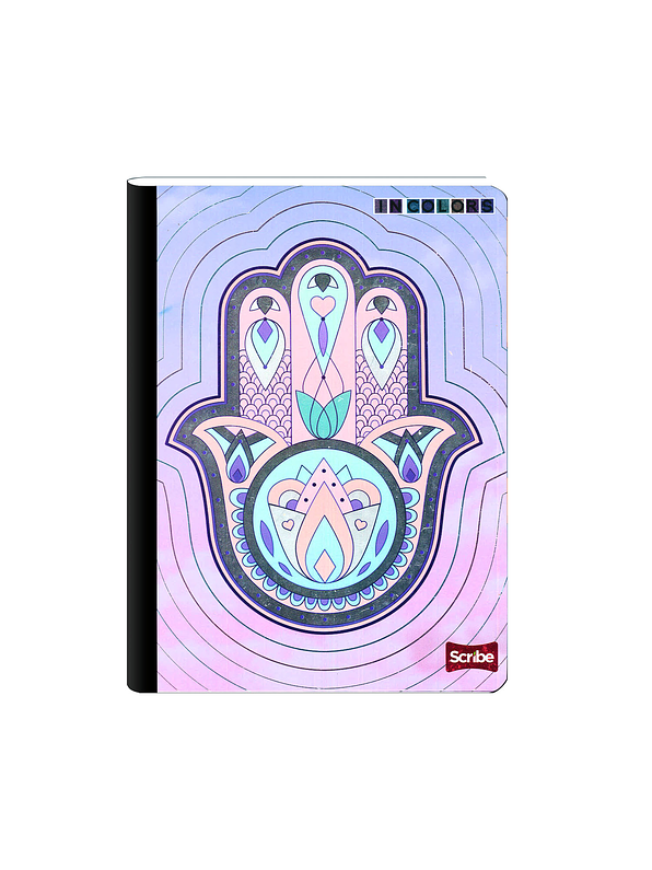 Cuaderno Cosido Pasta Dura Scribe Incolors 100 Hojas Cuadros 7