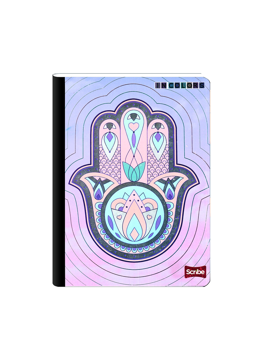 Cuaderno Cosido Pasta Dura Scribe Incolors 100 Hojas Cuadros 7