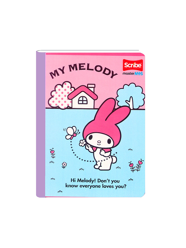 Cuaderno Cosido Mymelody 100 Hojas Cuadros 2