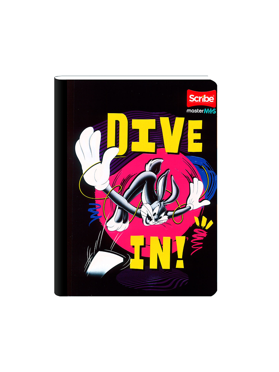 Cuaderno Cosido Looney Tunes Cuadros 50 Hojas  1