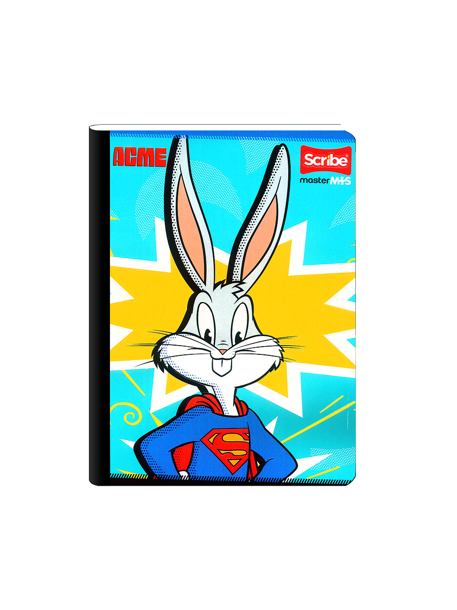 Cuaderno Cosido Looney Tunes Cuadros 50 Hojas  4