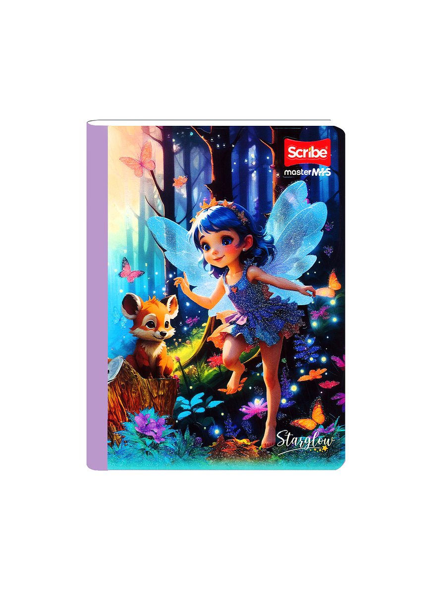 Cuaderno Cosido Starglow 50 Hojas Cuadros 4