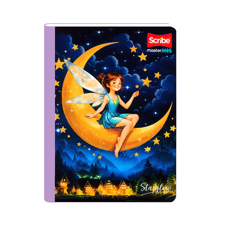 Cuaderno Cosido Starglow 50 Hojas Cuadros 5