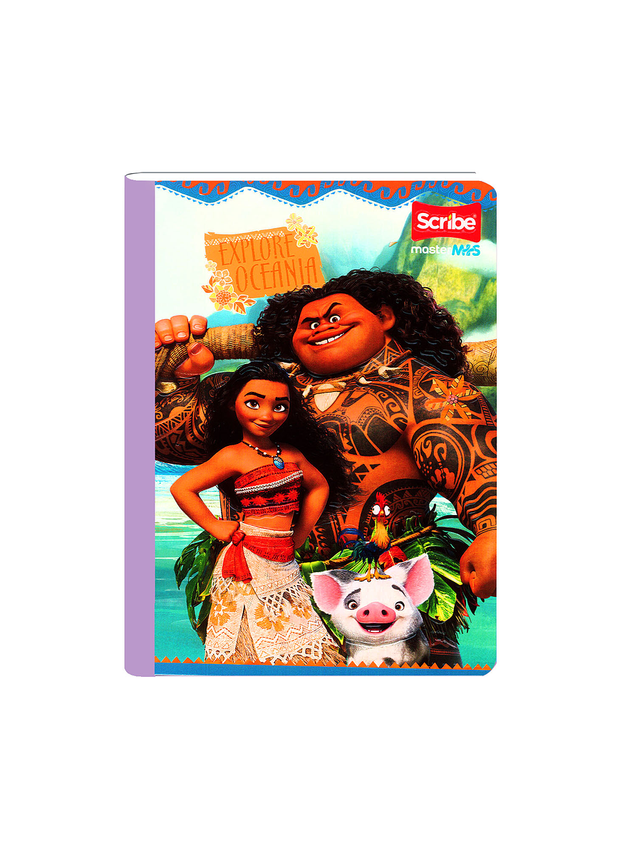 Cuaderno Cosido Moana 100 Hojas Cuadros 5