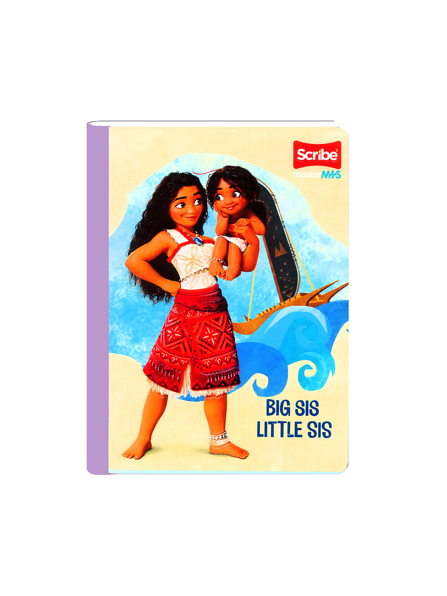 Cuaderno Cosido Moana 100 Hojas Cuadros 6